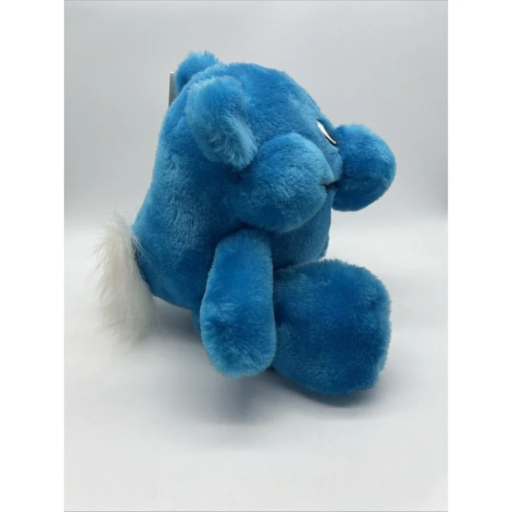 Kodak Kolorkins Cick blue plush vintage stuffed animal toy with tag, NWT